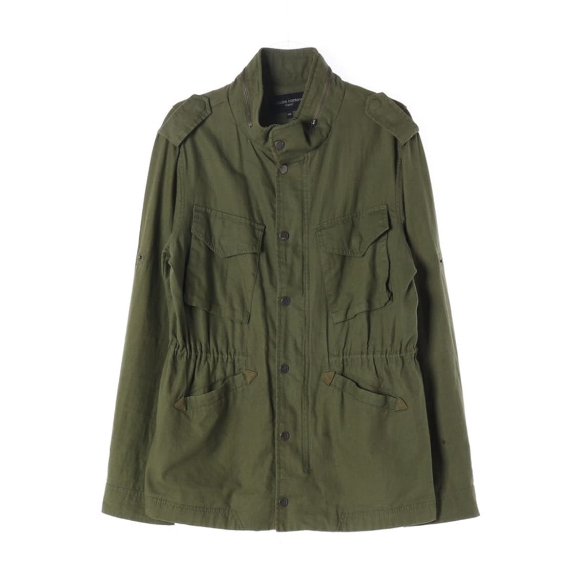 코데즈컴바인 베이직 린넨 혼방 하이넥 야상 자켓 L 상품이미지1