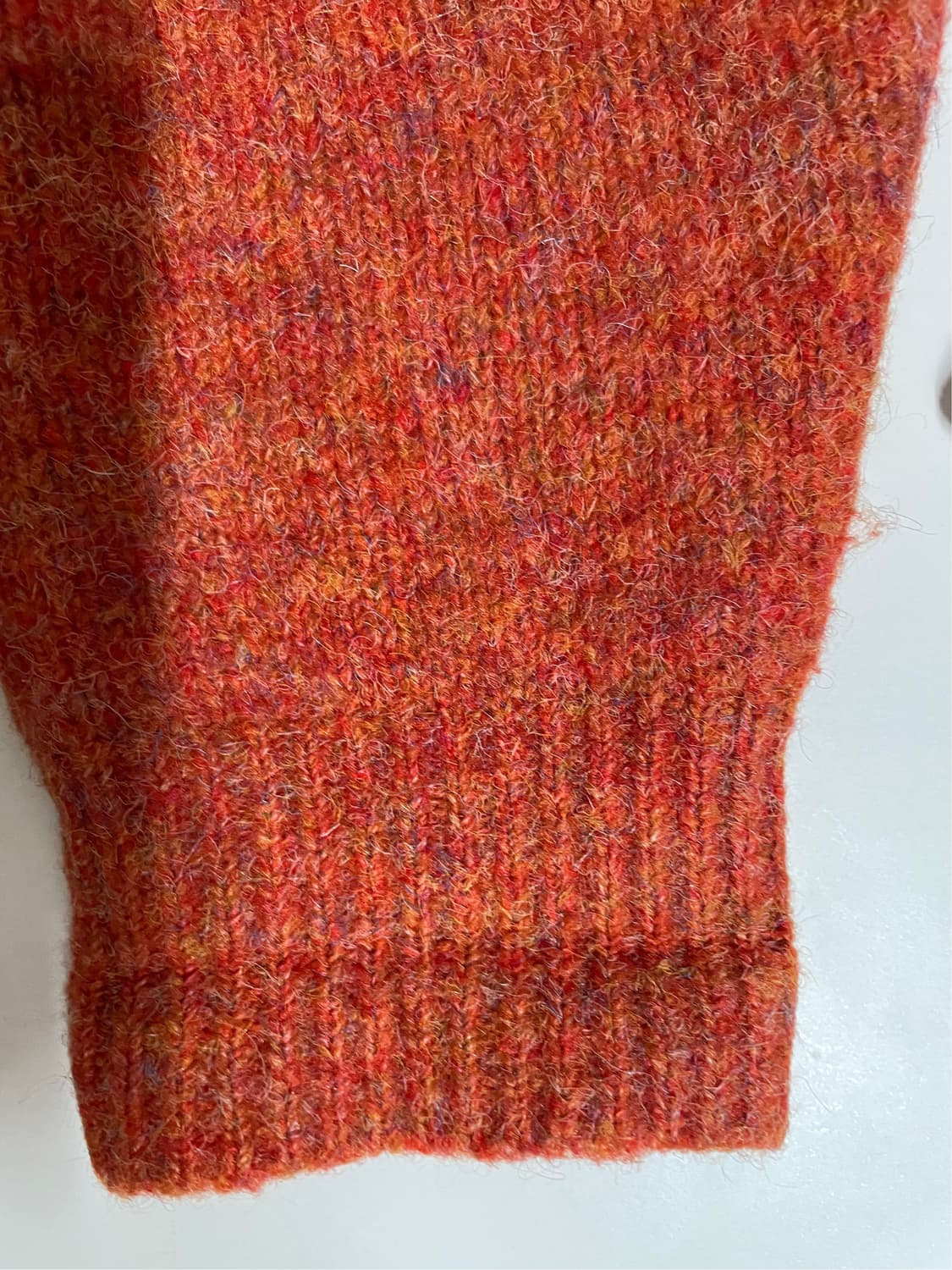 르마드 울 니트 오렌지 (2사이즈) 상품이미지5