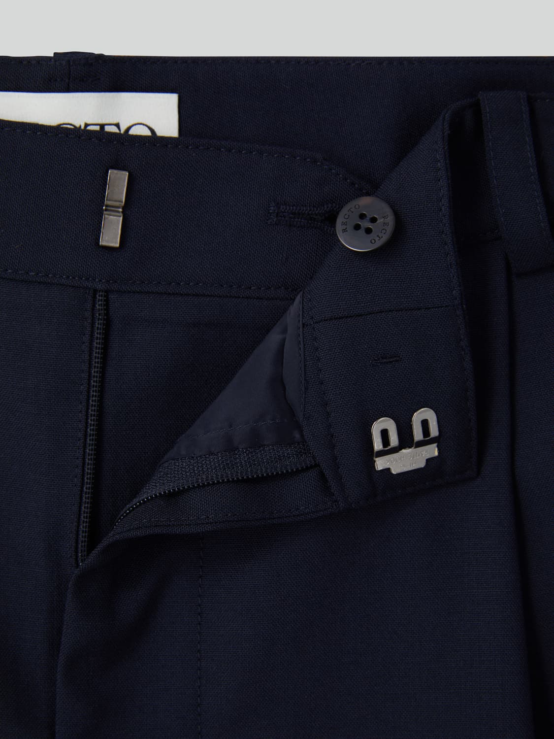 렉토 26SS 더블 플리츠 숏츠 반바지 팬츠 다크 네이비 상품이미지7