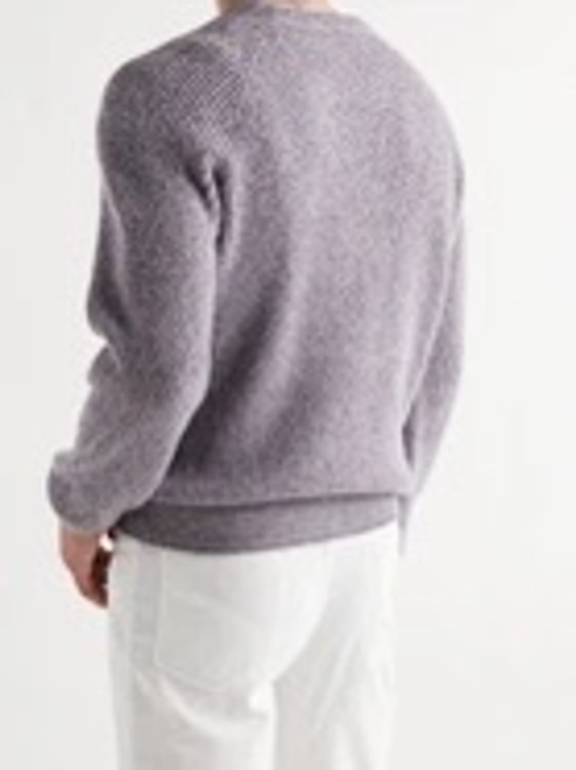 (A+/52) / 브루넬로 쿠치넬리 스트라이프 캐시미어 크루넥 니트 상품이미지8