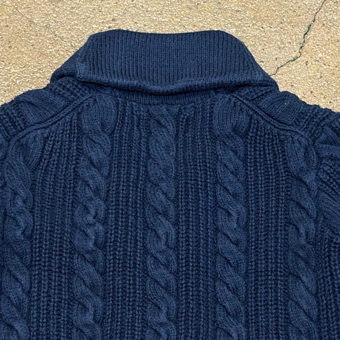 00s USA 빈티지 폴로랄프로렌 아동복 숄카라 코튼 니트 가디건 상품이미지7