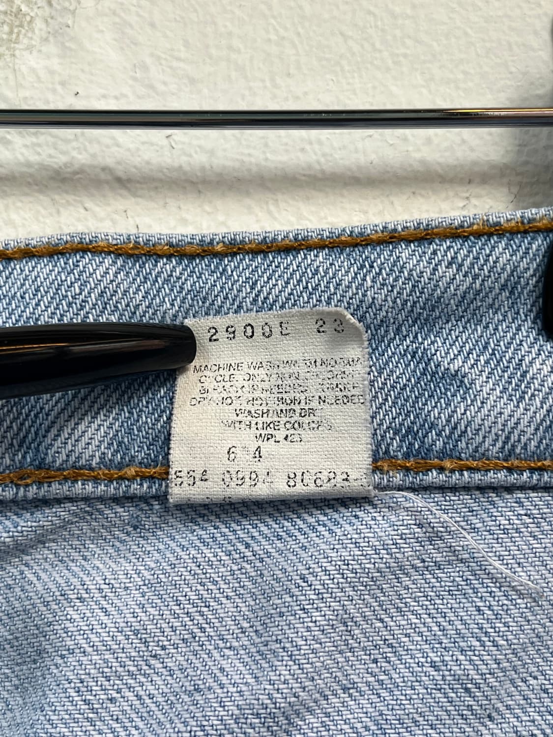 Levis 560 오렌지탭 루즈 테이퍼드 워싱 데님 팬츠 36x34 상품이미지4
