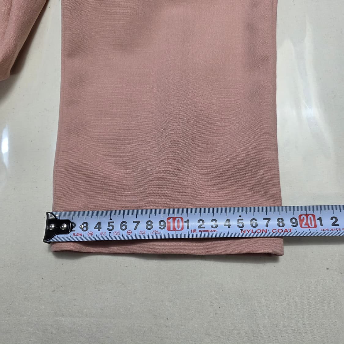 1041 미샤 MICHA 이태리원단 슬랙스 / 울 모헤어 / 55  핑크 상품이미지5