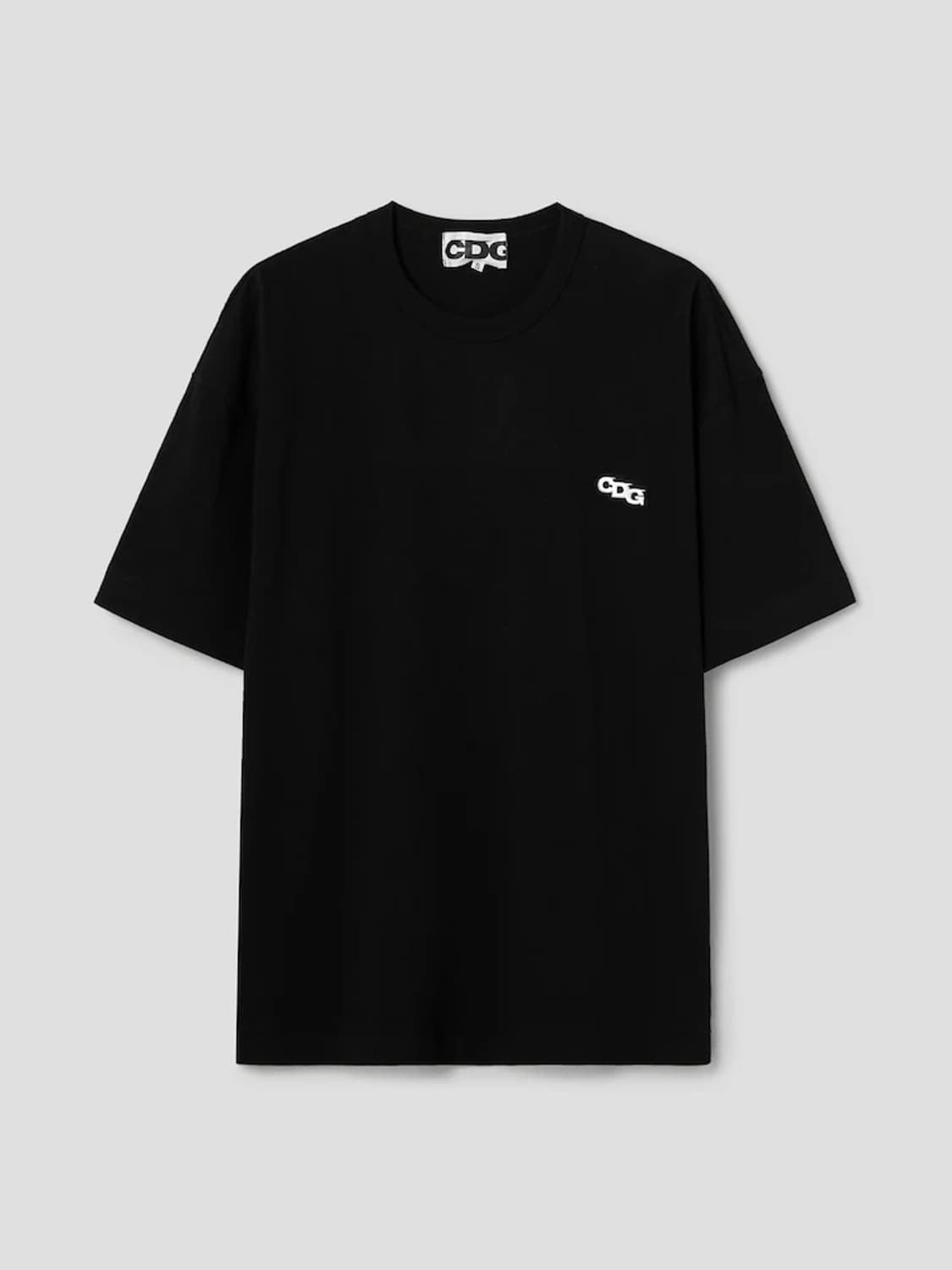 cdg 오버사이즈 패치 반팔티 블랙 m 상품이미지1