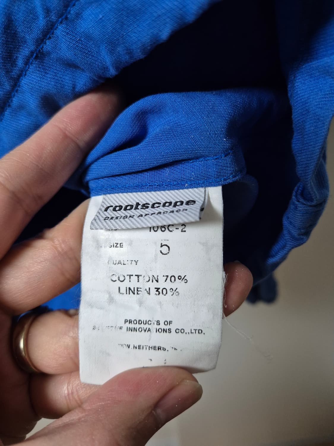 네이더스 블루 아노락 셔츠 5사이즈 상품이미지4