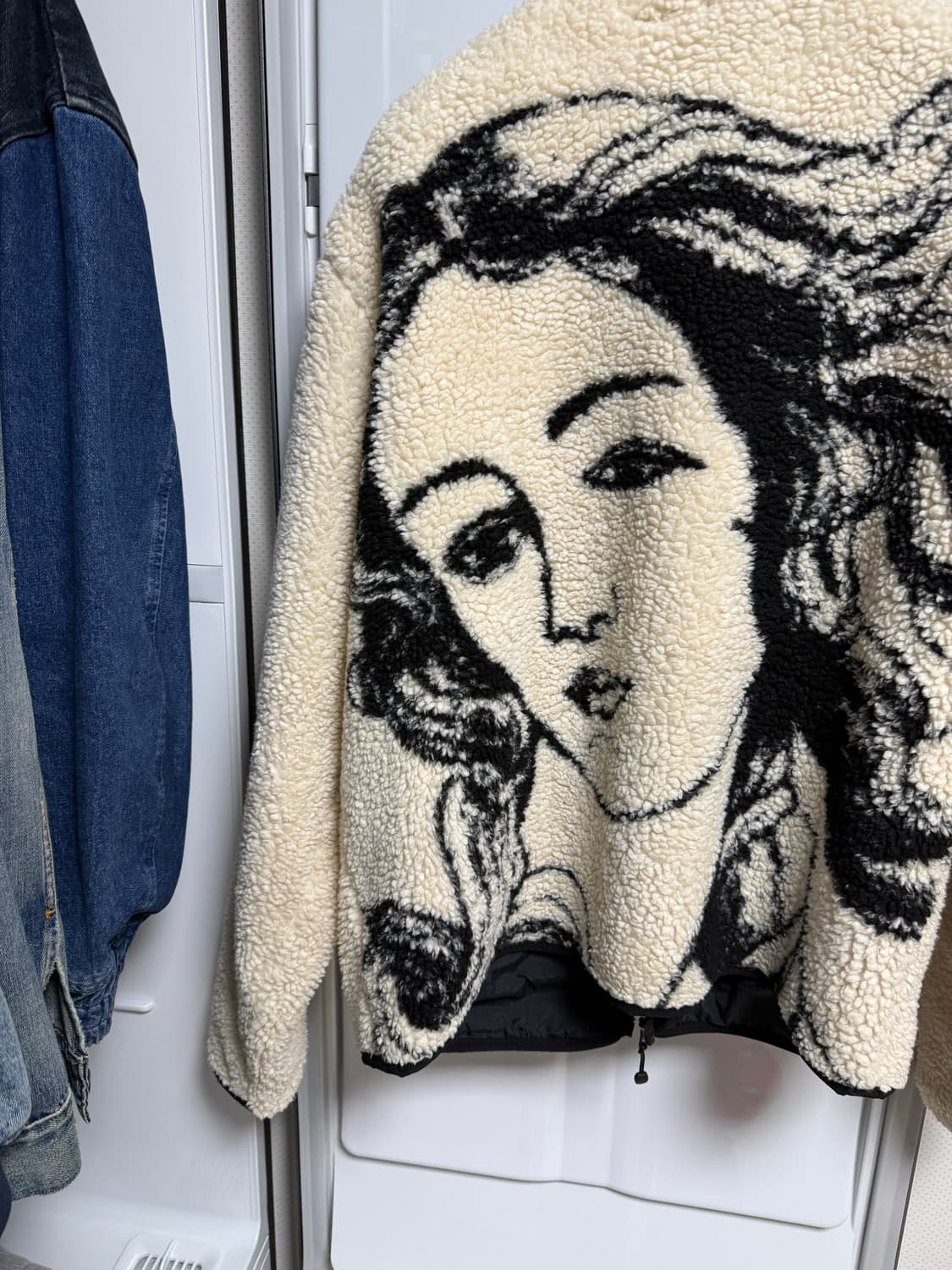 스투시 비너스 자카드 쉐르파 후리스 XL 상품이미지5