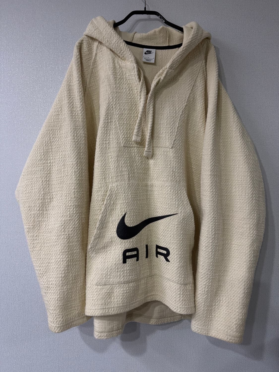 [L] 나이키 x 스투시 NRG 플리스 헴프 풀오버 내츄럴 상품이미지1