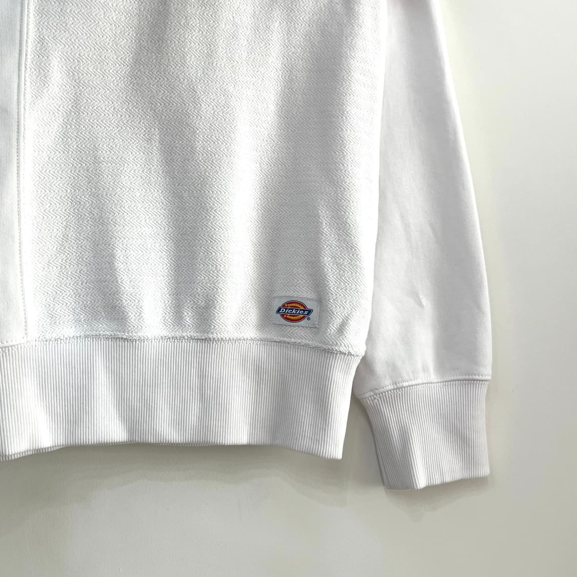 (새상품) 디키즈 스몰로고 화이트 후드티 상품이미지5