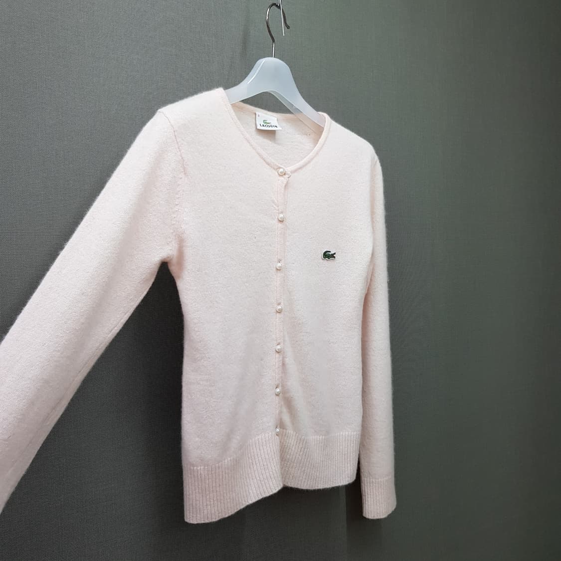 라코스테 LACOSTE 로고 디테일  울 니트 가디건 3사이즈 상품이미지3