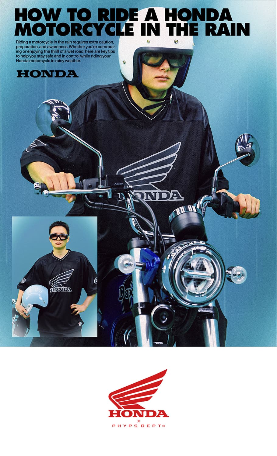 혼다 윙 로고 메쉬 티셔츠 상품이미지5