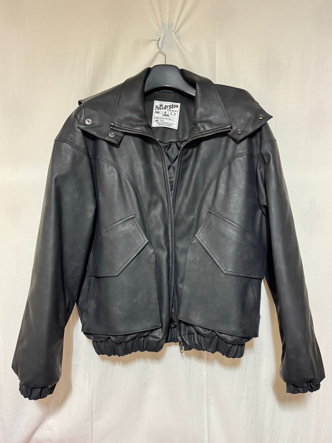 Full of ssun 풀오브썬 후드 레더 상품이미지1