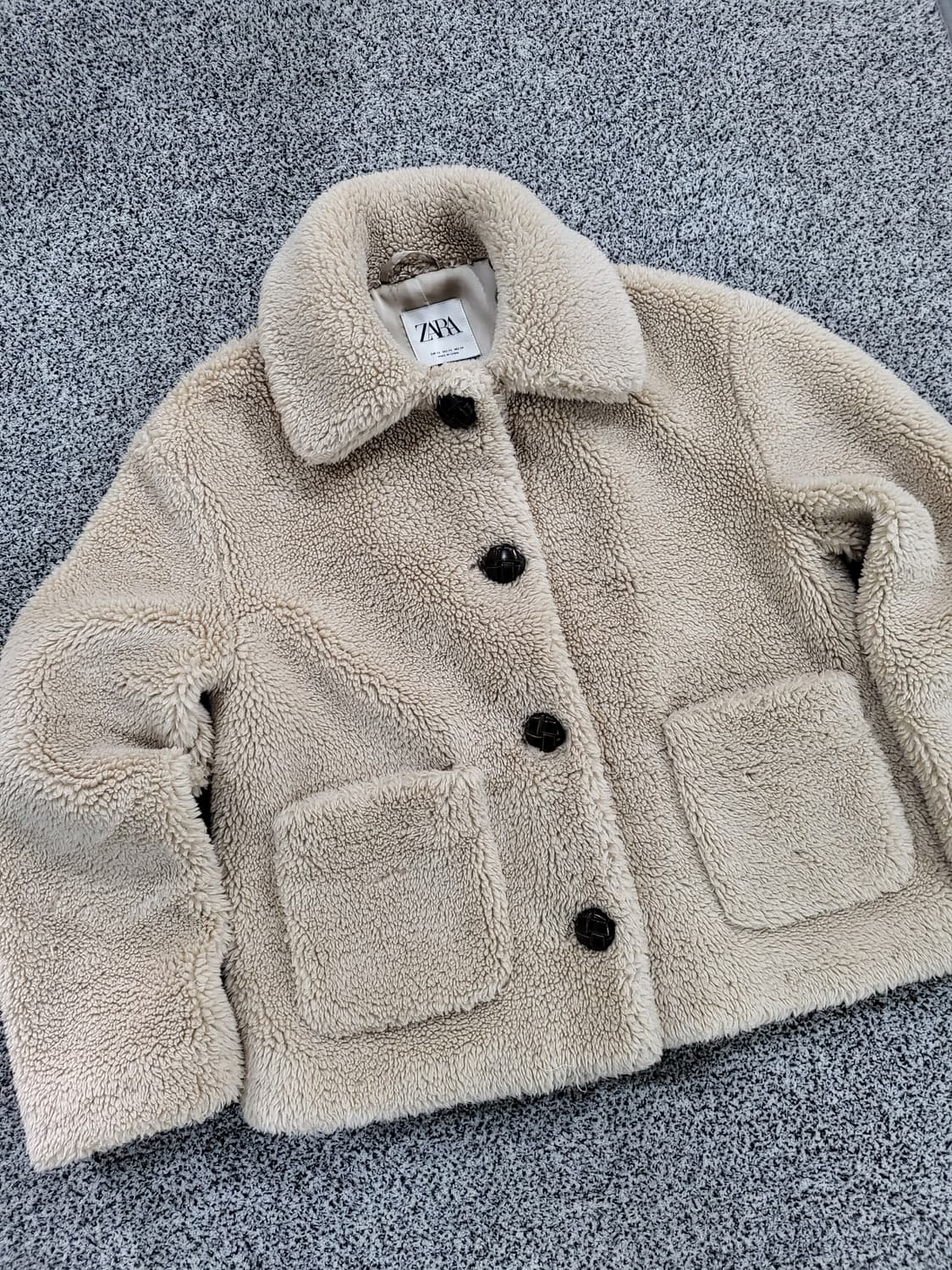 자라(ZARA) 뽀글이 자켓 (베이지) 상품이미지1