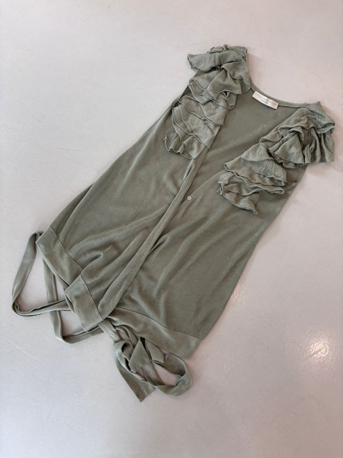 Vintage Stella Mccarteny Silk vest 상품이미지3
