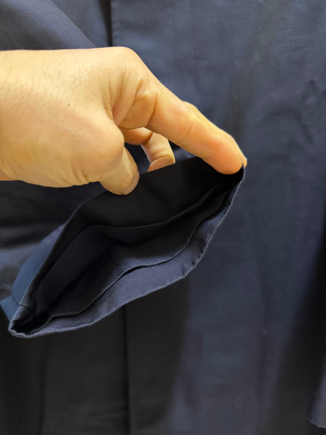 아나토미카 개버딘 싱글 래글런 1 네이비 상품이미지2