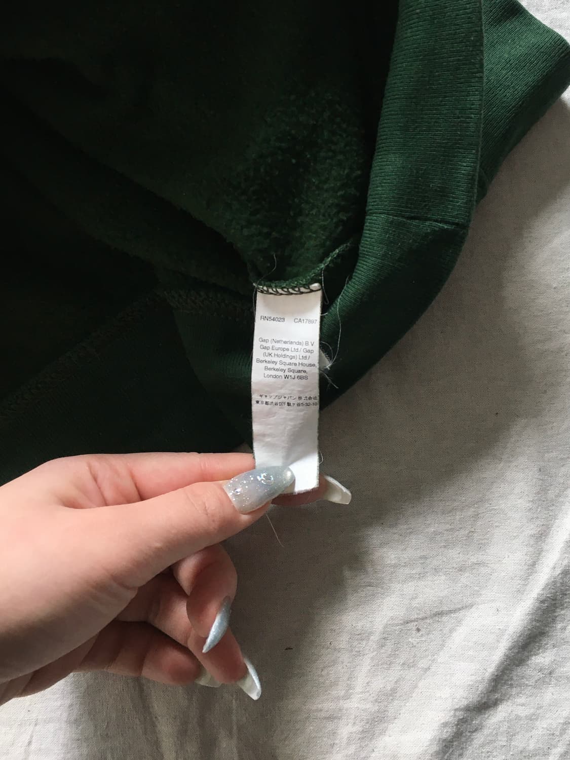 갭 자수패치 로고 후드티 상품이미지5