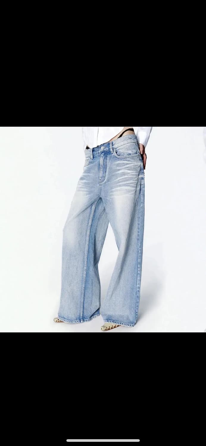 2000아카이브스 와이드 데님 01 사이즈 상품이미지1