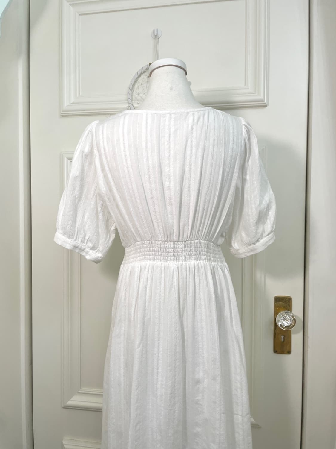 white puff sleeve princess cotton long o 상품이미지4