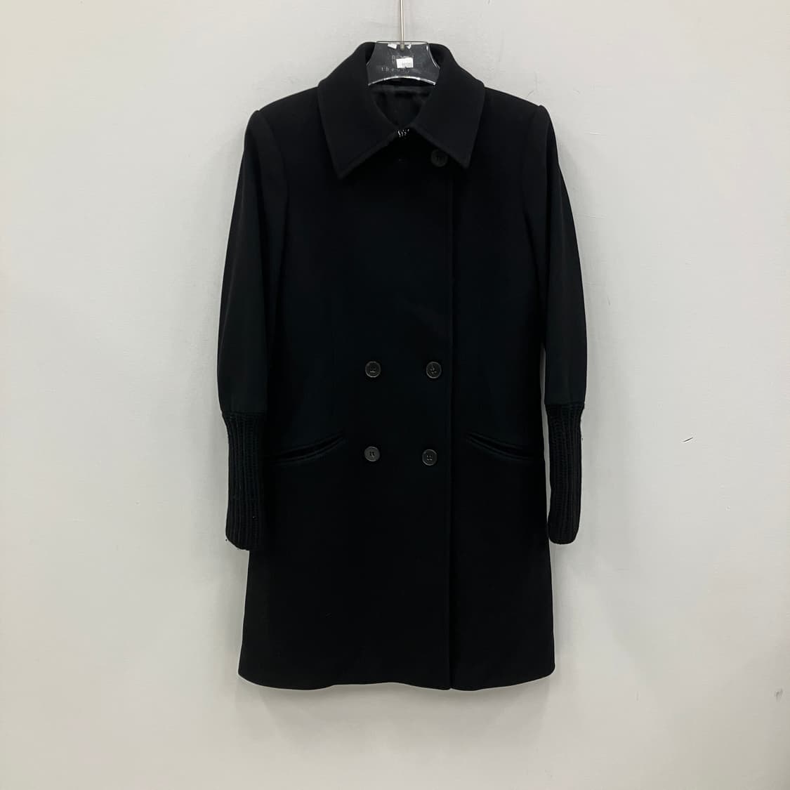 Theory 띠어리 블랙 울 코트 S 상품이미지1
