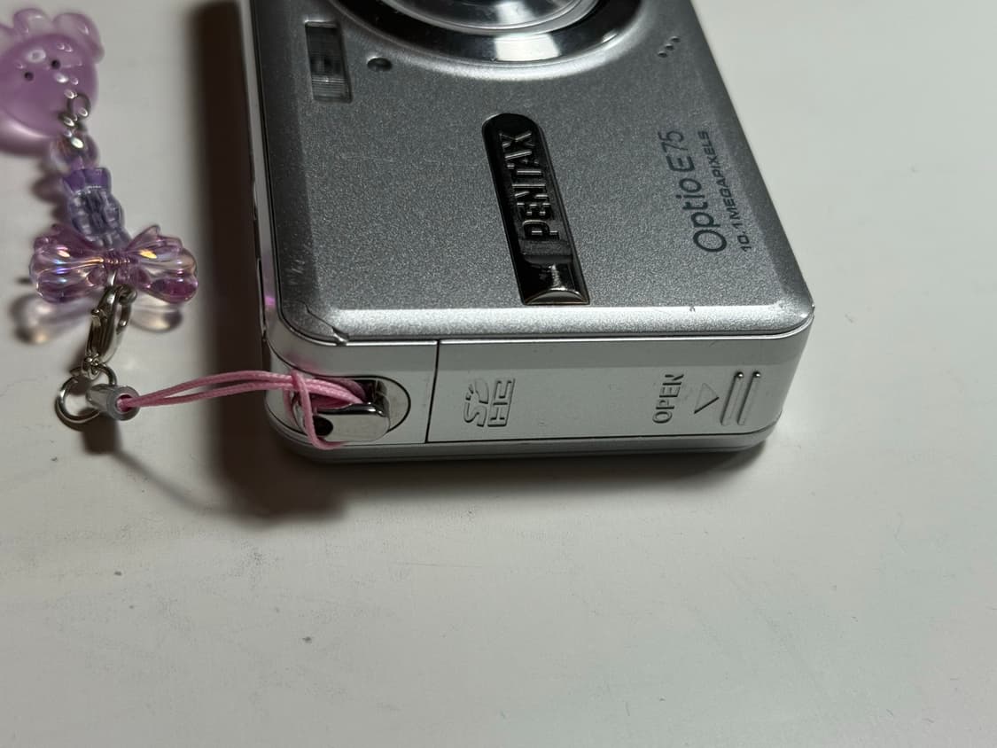 Pentax optio e75 디지털카메라 실버 상품이미지6