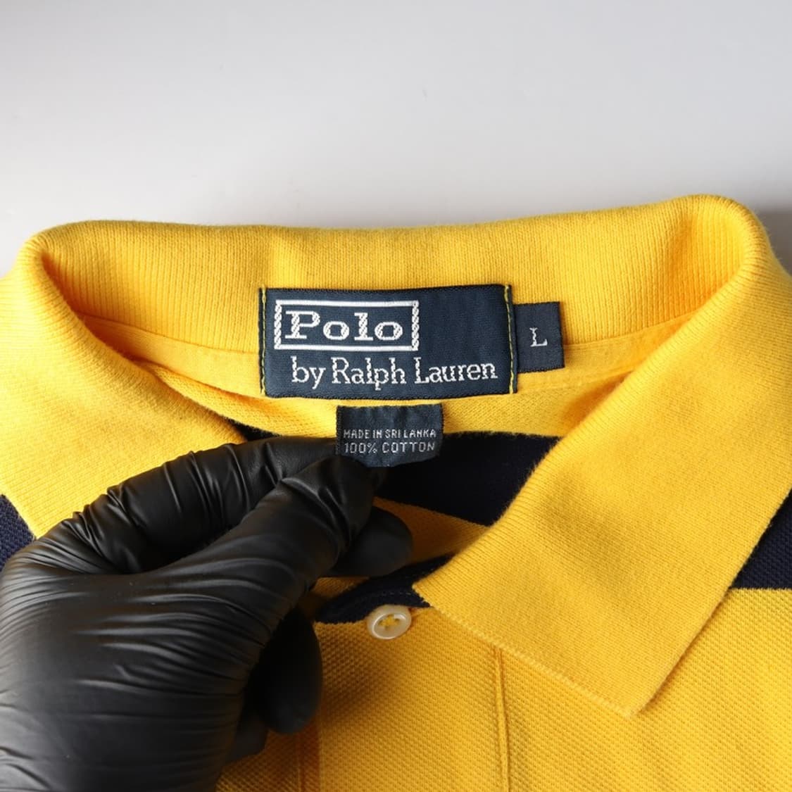 폴로 랄프로렌 스트라이프 반팔 카라티 L 상품이미지5