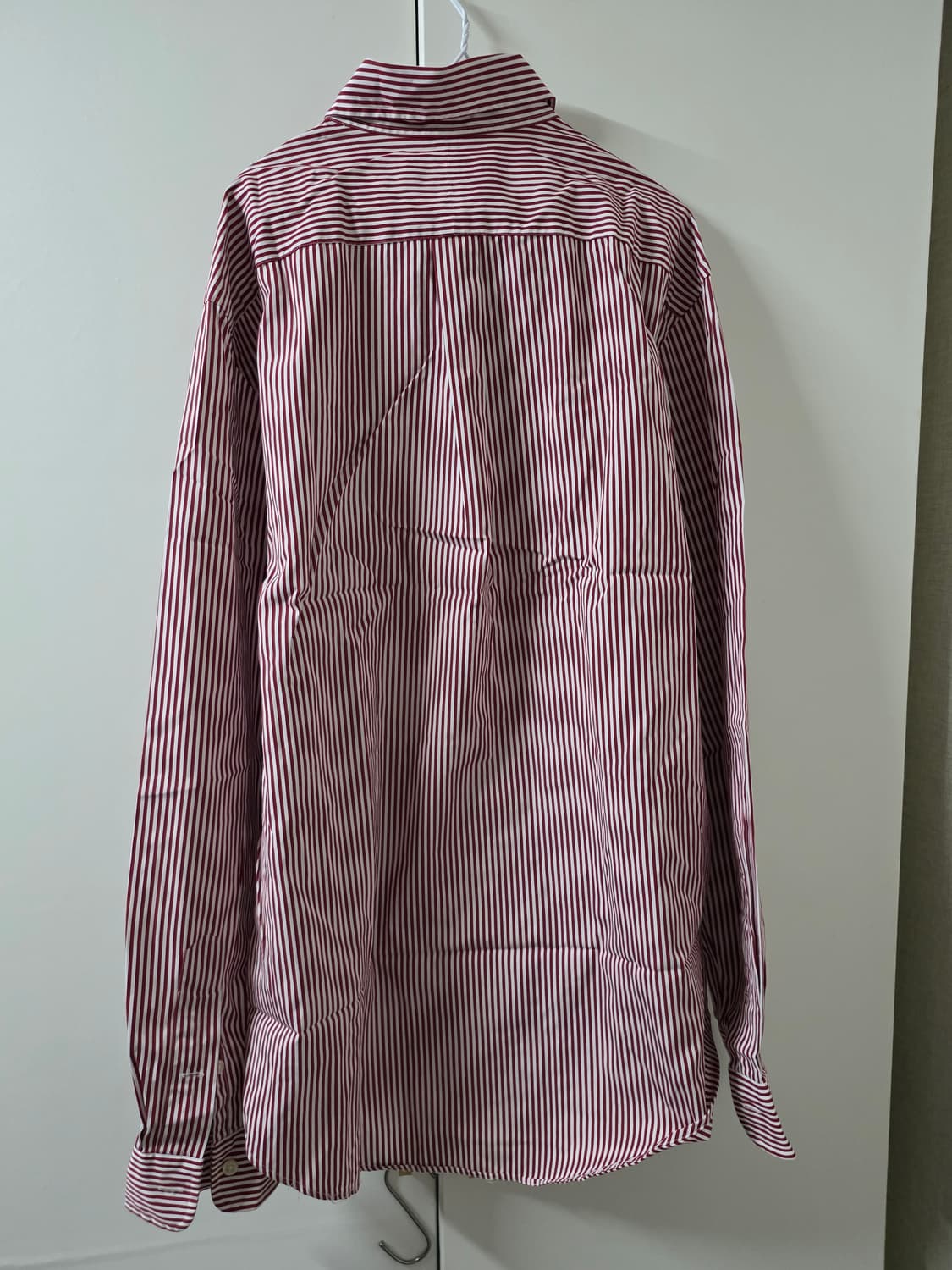 폴로 스트라이프 레드 셔츠 S 상품이미지2