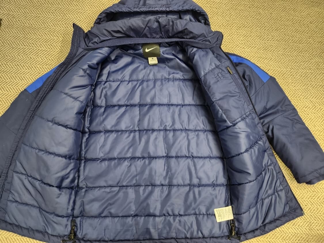 축구국가대표 패딩 스톰 피트/미드필 재킷/s/폴리에스텔/네이비 상품이미지6