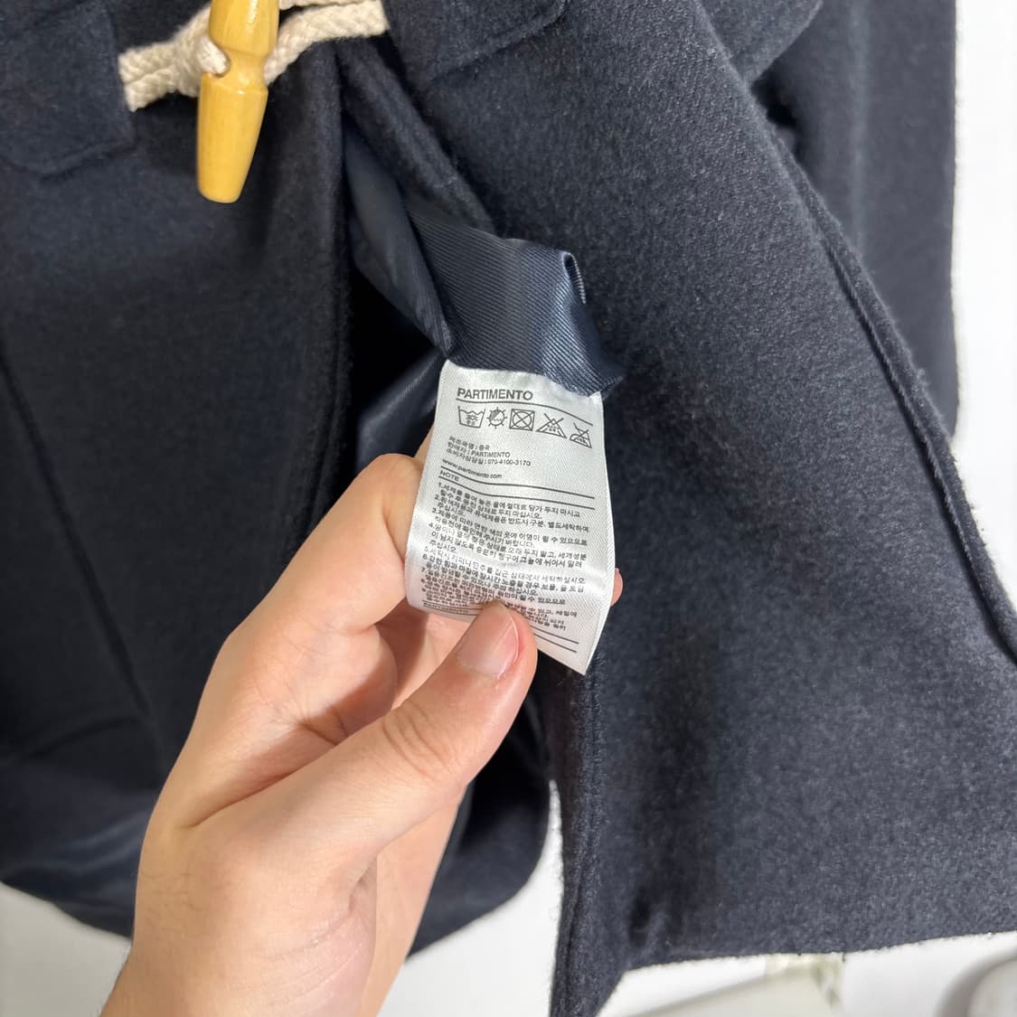 L 파르티멘토 블랙 떡볶이 더플코트 상품이미지4