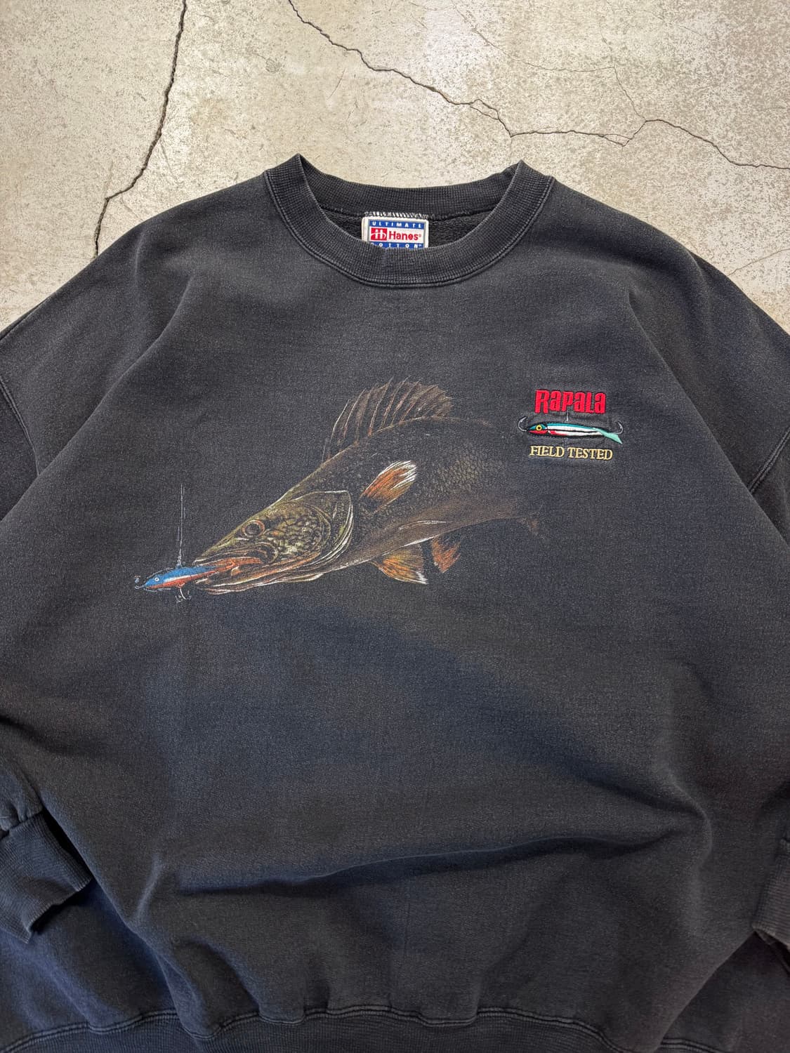 90s Hanes 피싱 스웻셔츠 상품이미지2