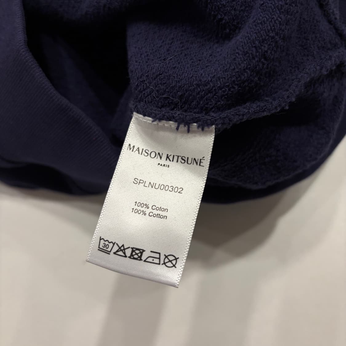 [L] 메종키츠네 라인프렌즈 맨투맨 네이비 B786 상품이미지6