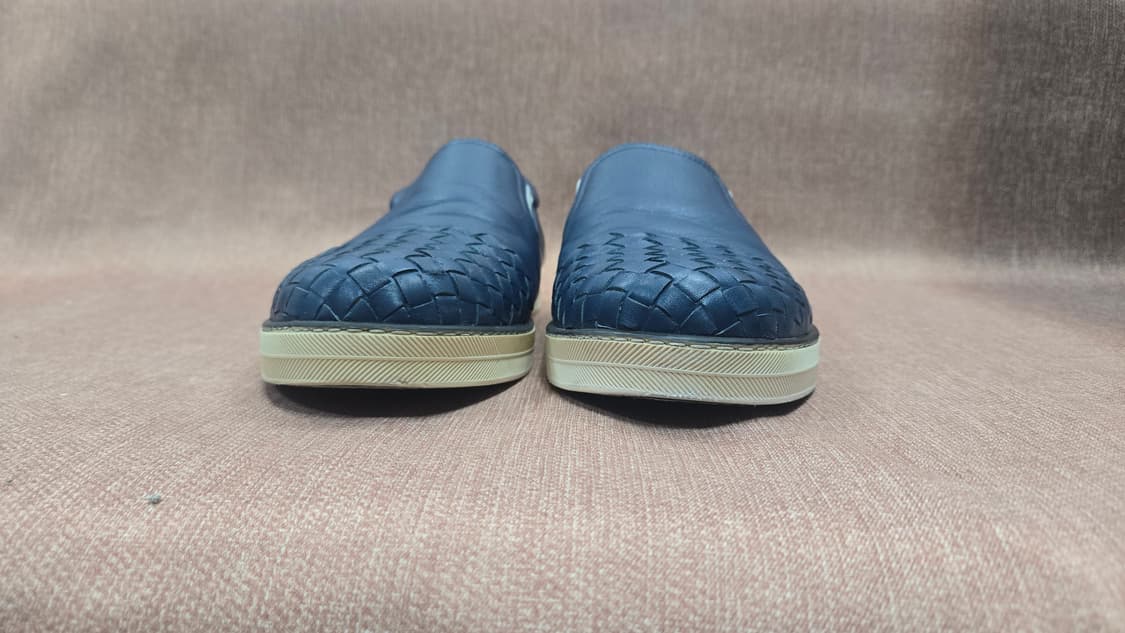 보테가 베네타 정품 260-265mm- 인트레치아토 슬립온 네이비 상품이미지3