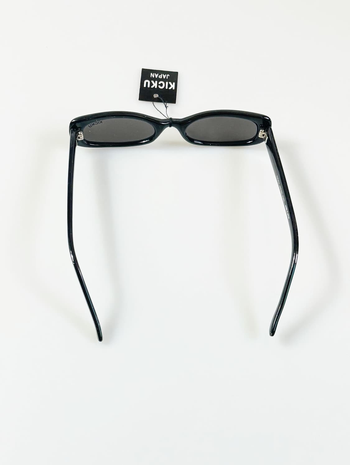 90s KICKU JAPAN 블랙 뿔테 스퀘어 빈티지 선글라스 상품이미지5