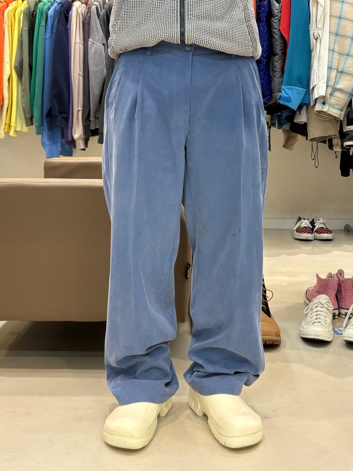 빅존 BIG JOHN 투 턱 릴랙스 핏 팬츠 상품이미지8