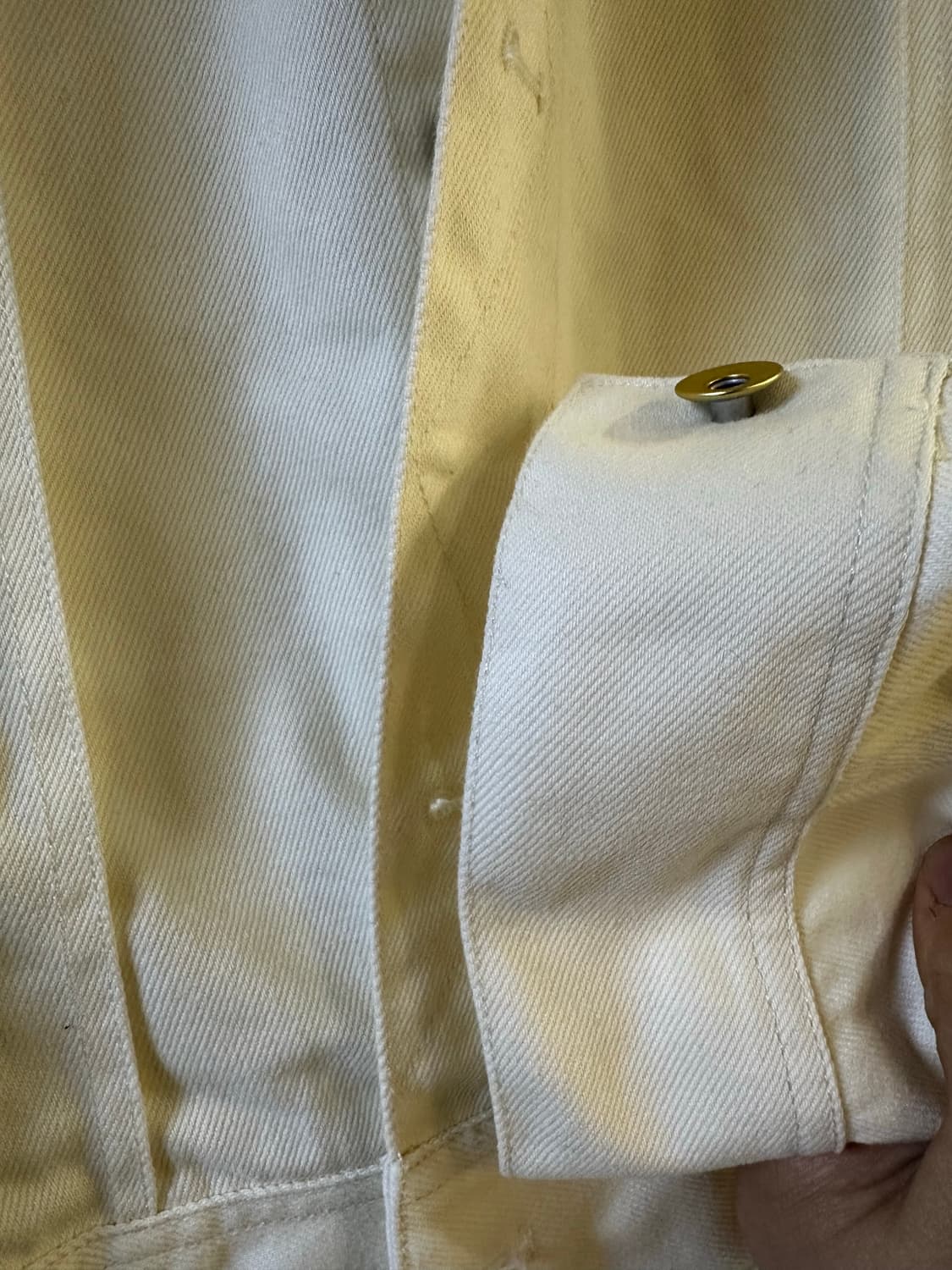 (바독)(44)111ST 크리스탈 크림 라이트 트윌 웨스턴 자켓 상품이미지3