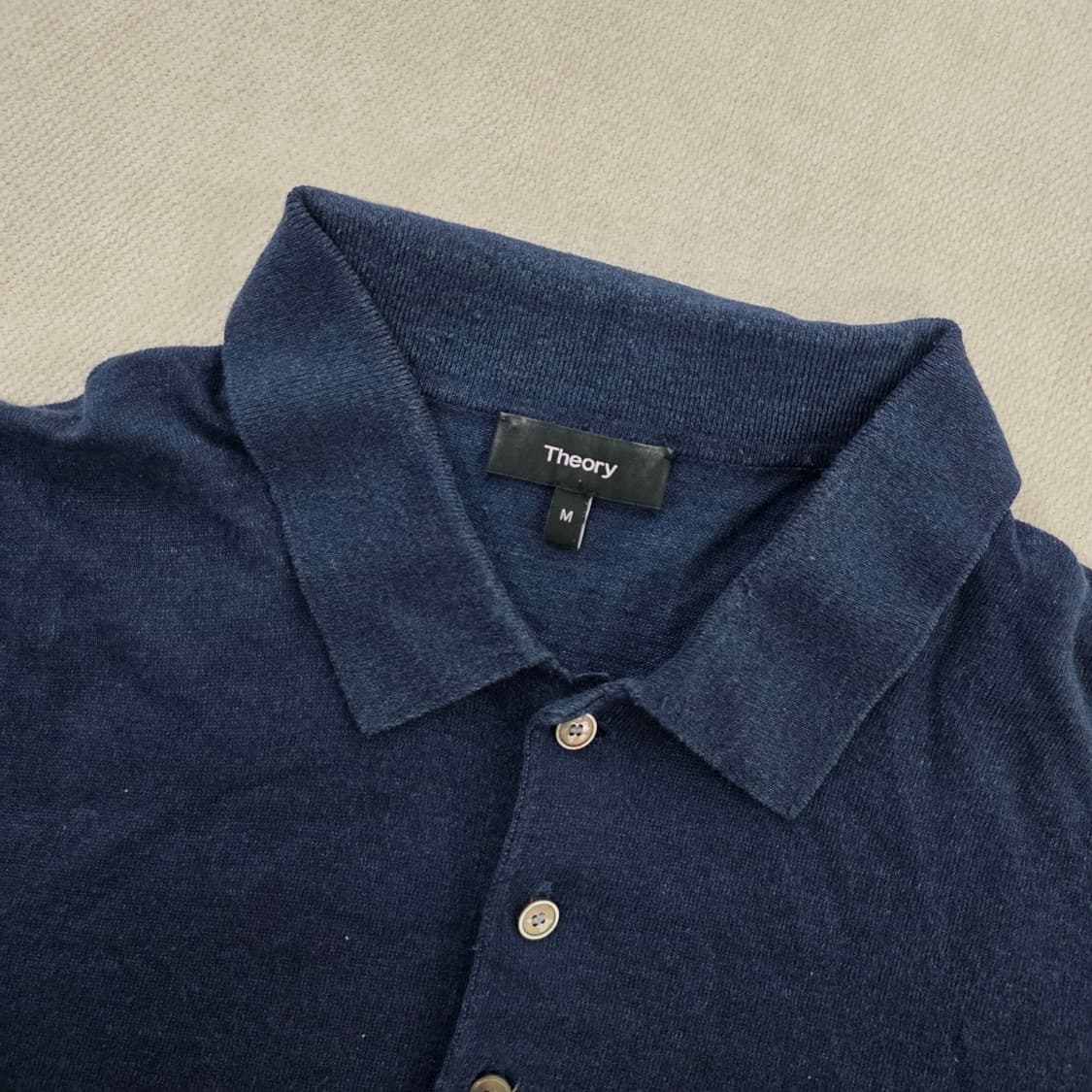 [M] 띠어리 Theory 네이비 폴로셔츠 카라 반팔티 1231J 상품이미지2