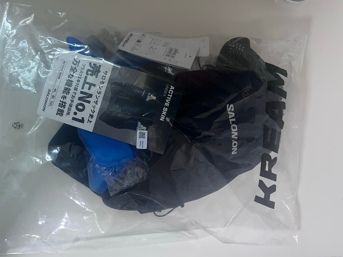살로몬 액티브 스킨 8 세트 블랙 메탈 런닝 베스트 조끼 상품이미지2
