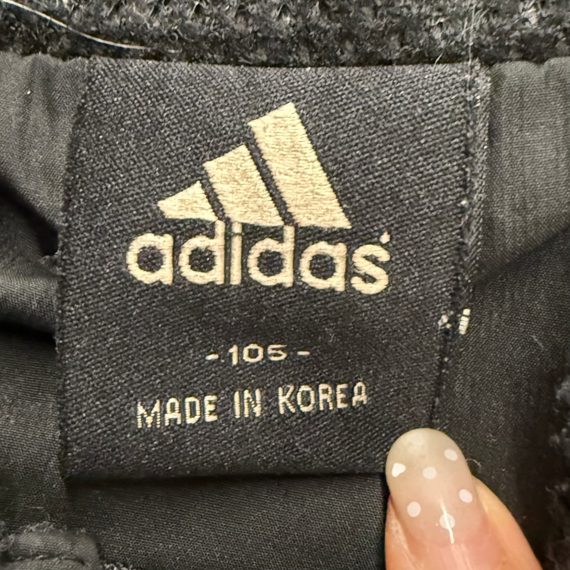 [정품/105] 아디다스 블랙 삼선 트랙탑 바람막이 b15 상품이미지5