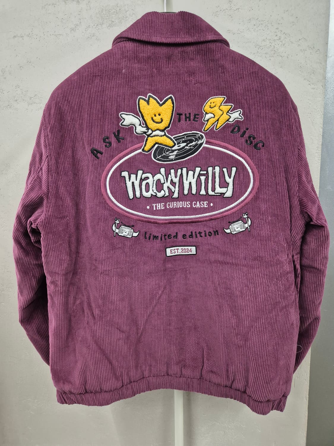 WACKY WILLY 코듀로이 자켓 버건디 상품이미지3