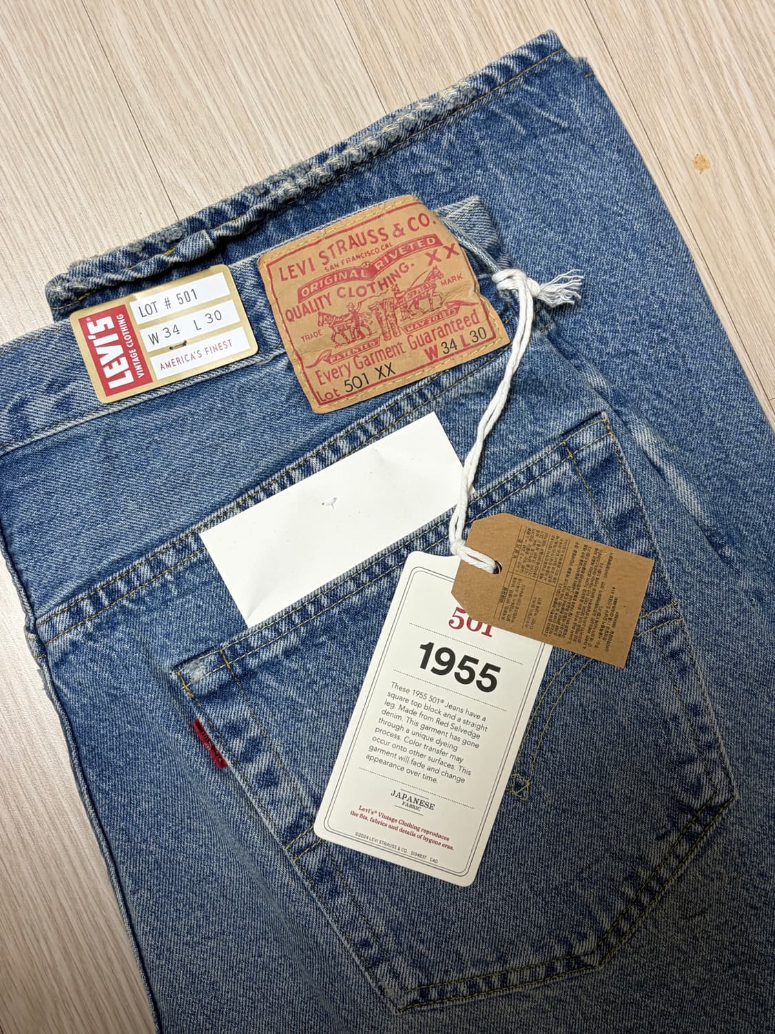 리바이스 LVC 55501 도르닉 34X30 새상품 상품이미지1