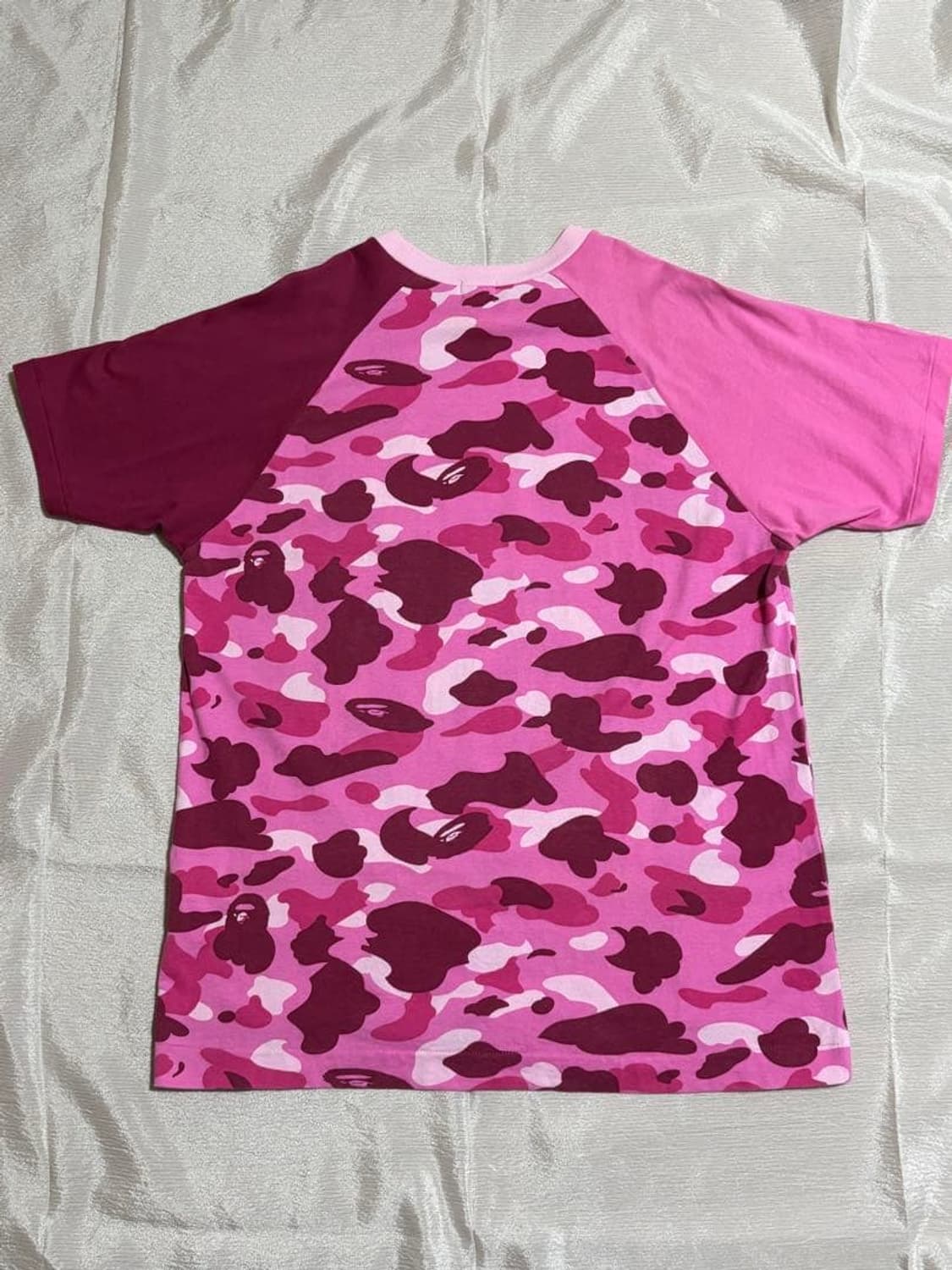  베이프 컬리지 핑크 카모 나그랑 티셔츠 상품이미지8