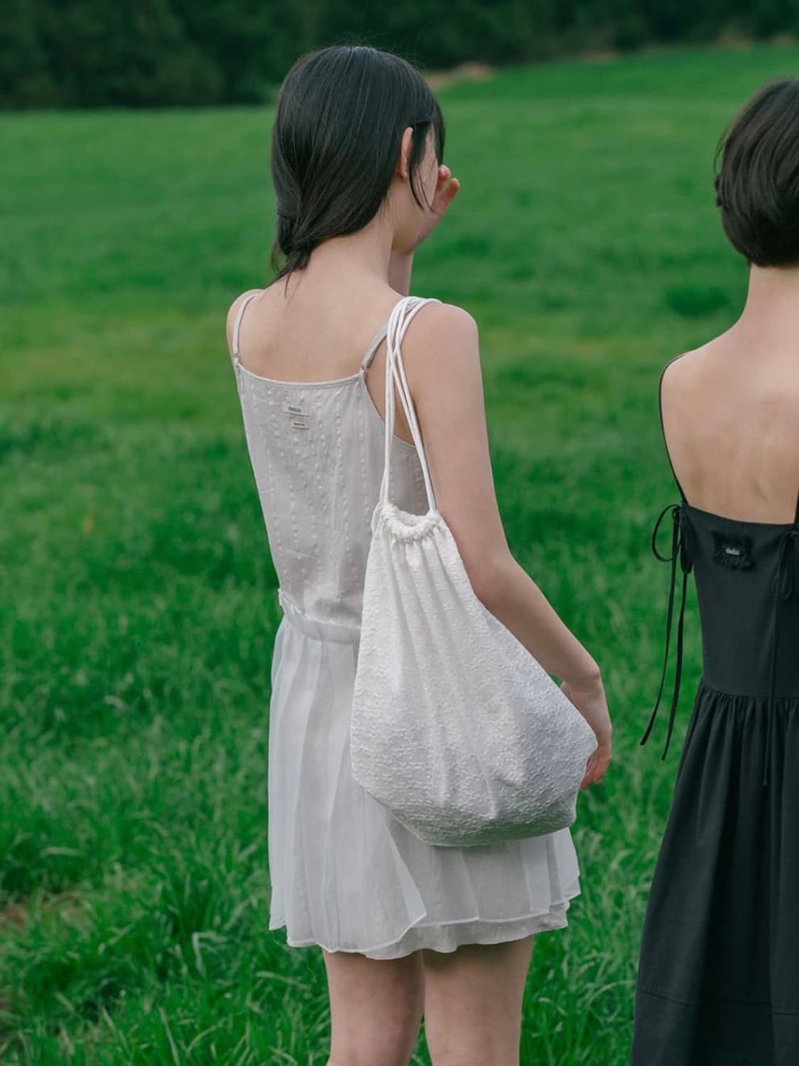 오헤시오 레이스스타 드로우스트링 백 가방 상품이미지2