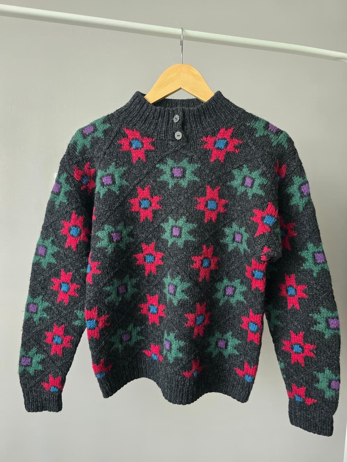 울리치 Woolrich  플라워 니트 스웨터 상품이미지1