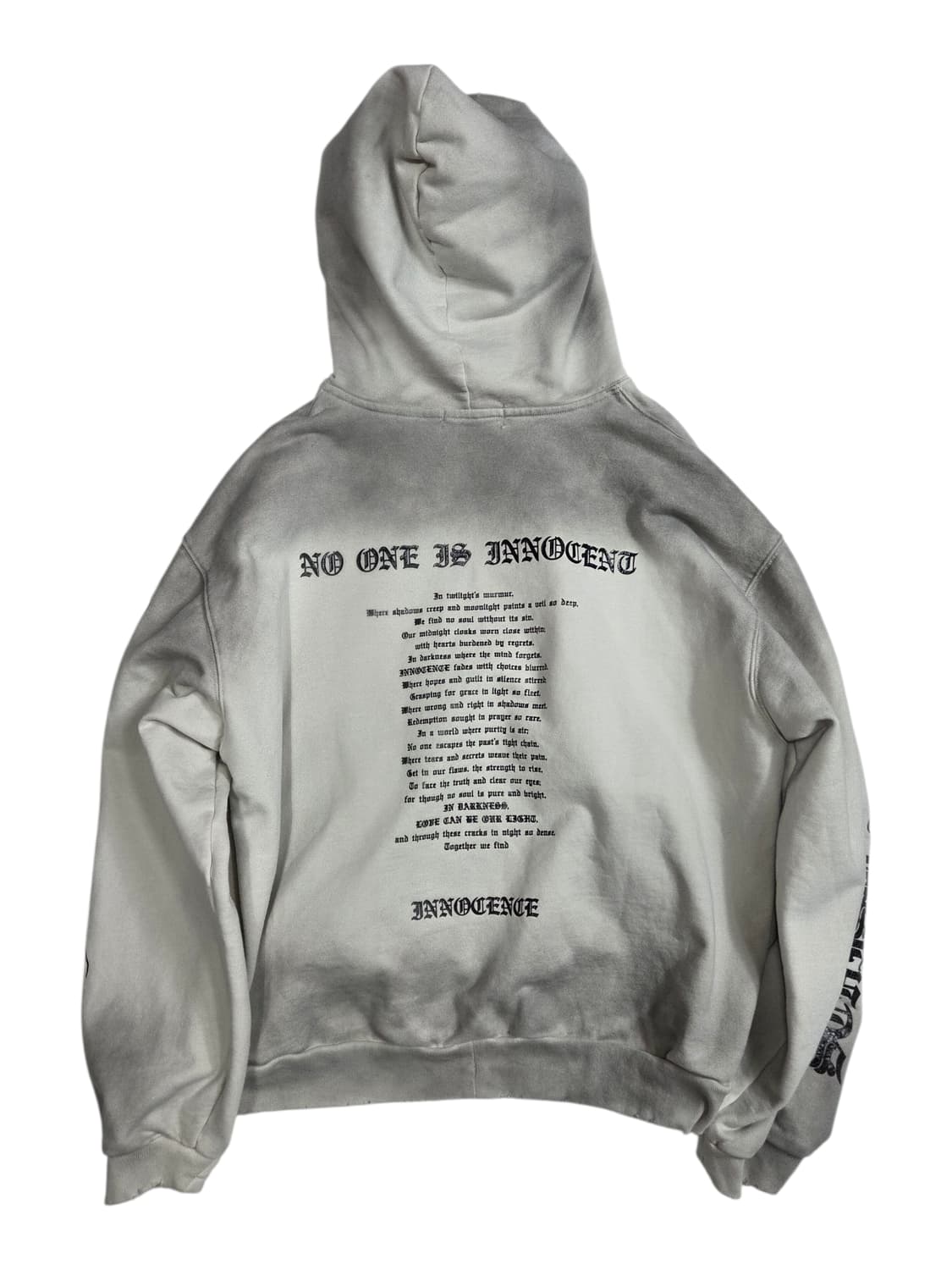 스키즘 인듀싱 워싱 후드티 M 상품이미지2