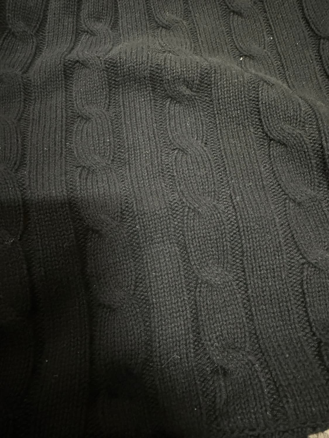 폴로 랄프로렌 블랙 케이블 니트 상품이미지6