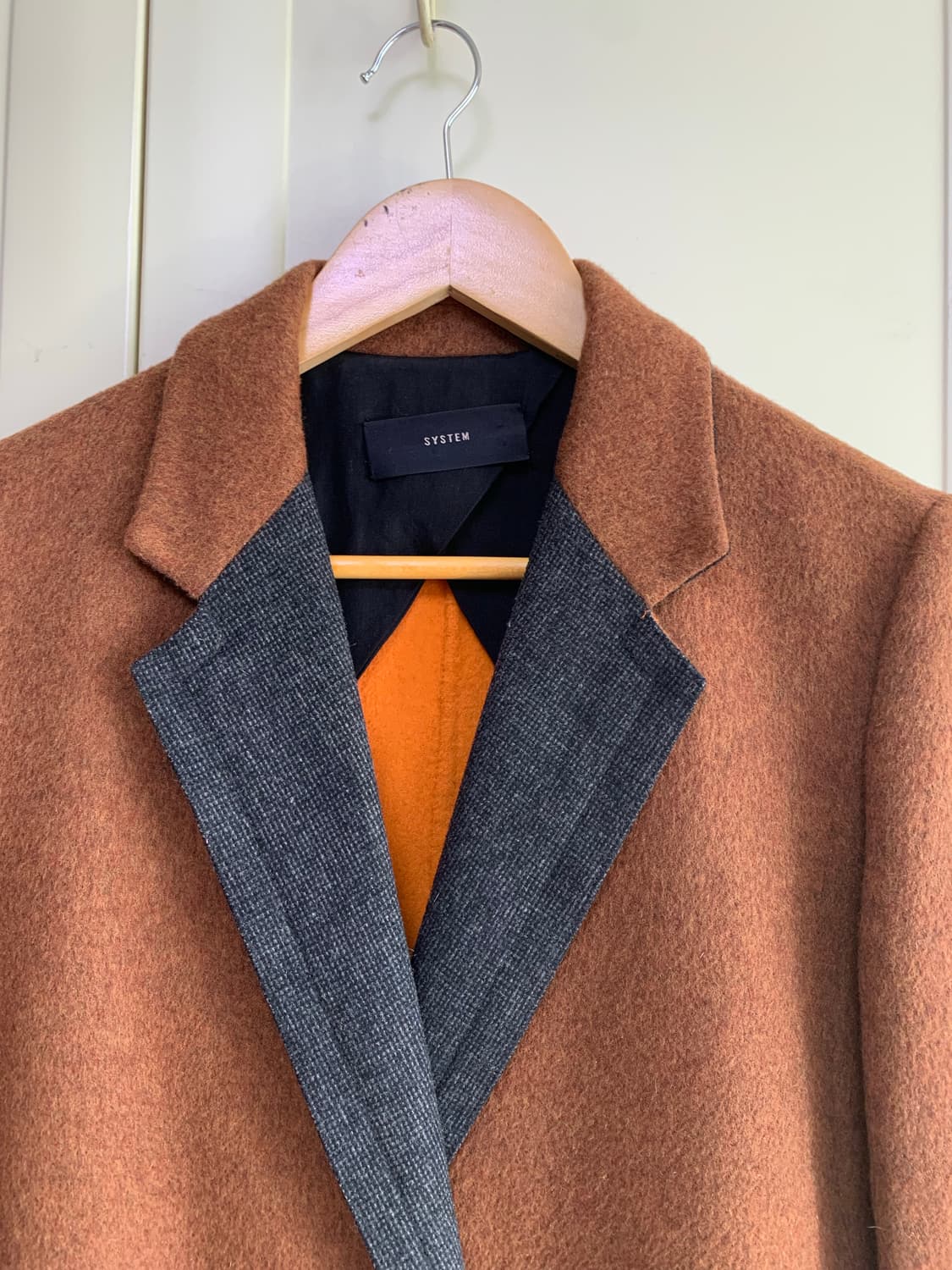 시스템 모직코트 상품이미지2