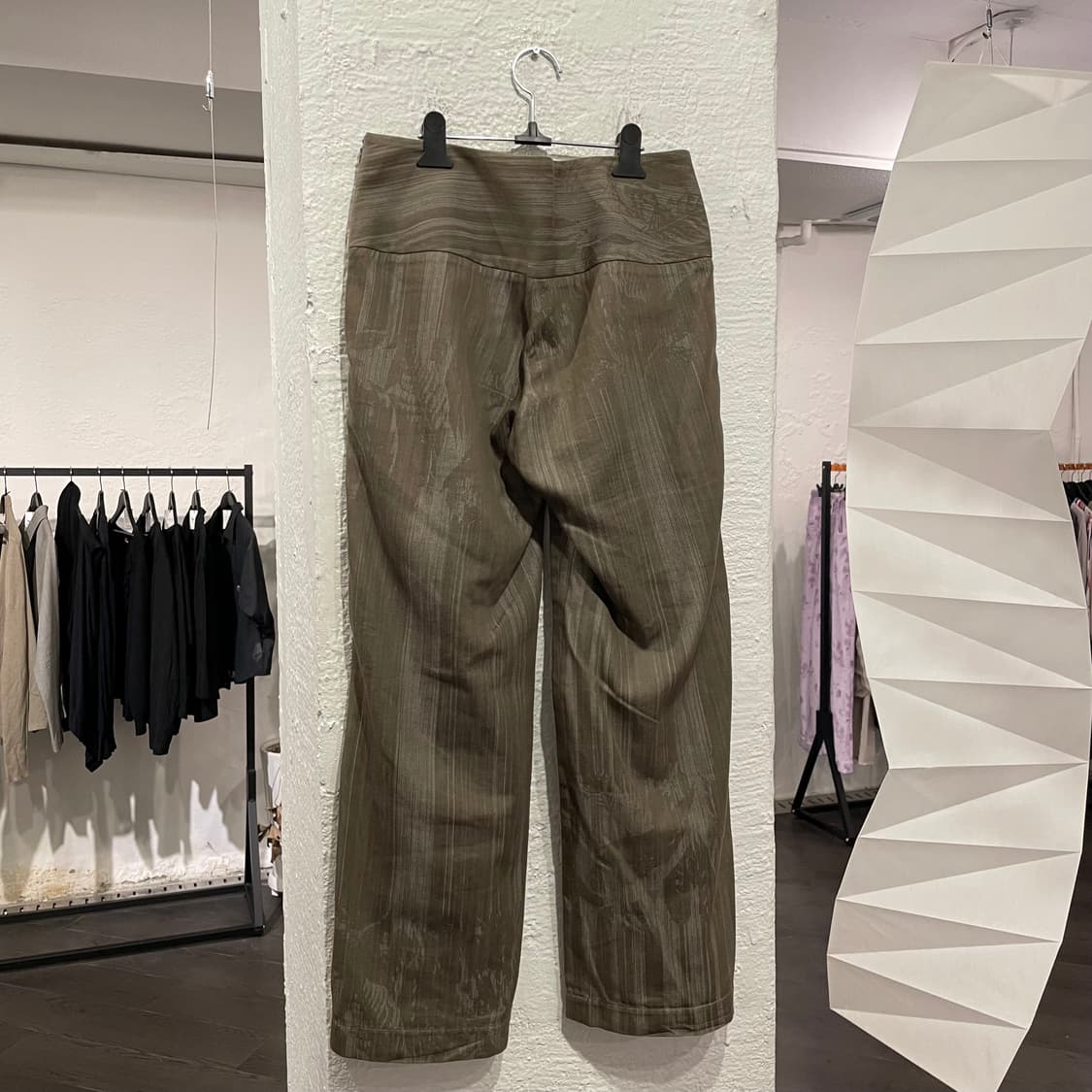 이세이미야케 패턴 오버사이즈 팬츠 상품이미지3