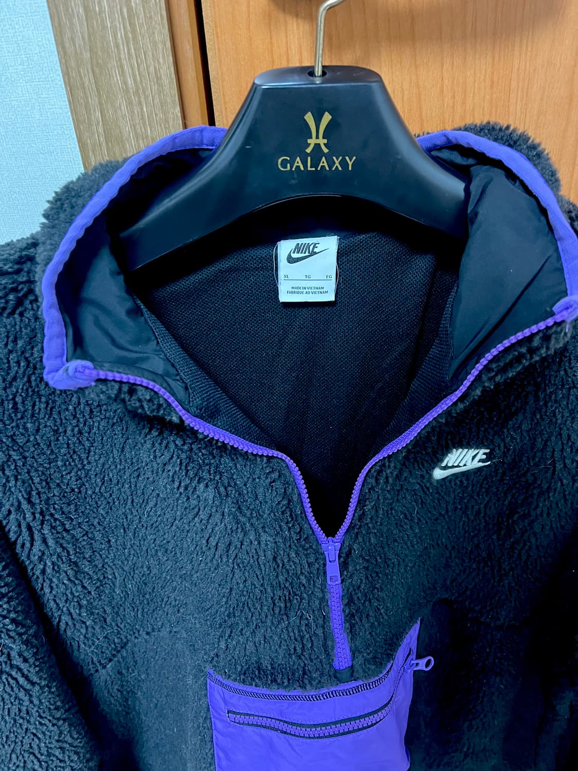 나이키 양털 후리스 아노락 xl 남여공용 상품이미지5