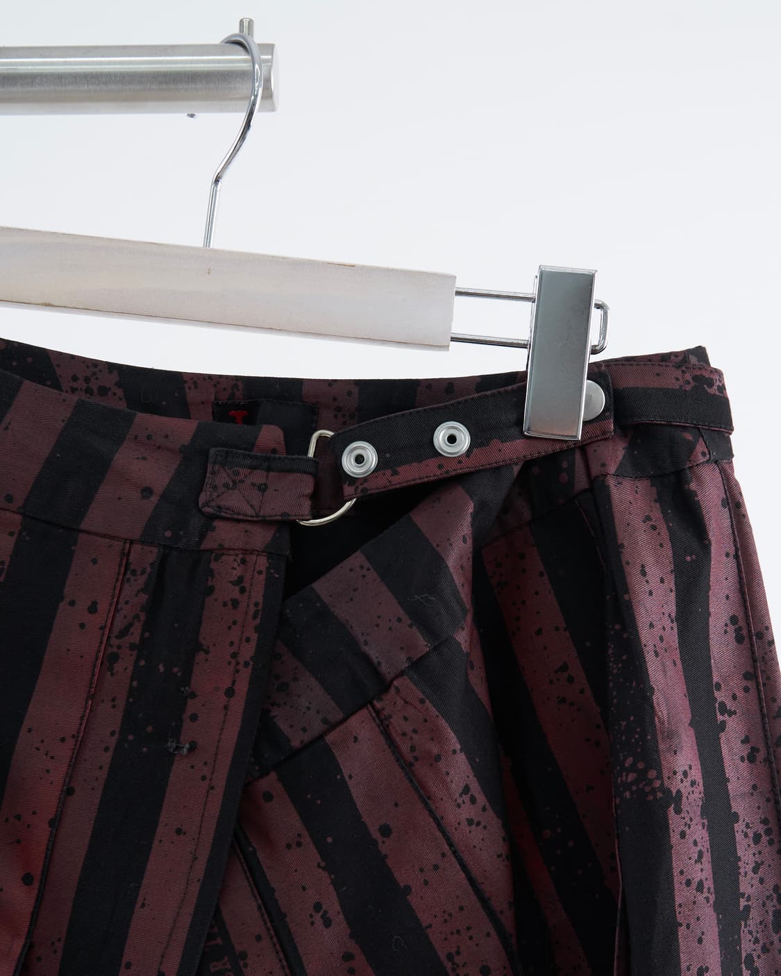 h.NAOTO 펑크 버튼 랩 스커트 상품이미지4