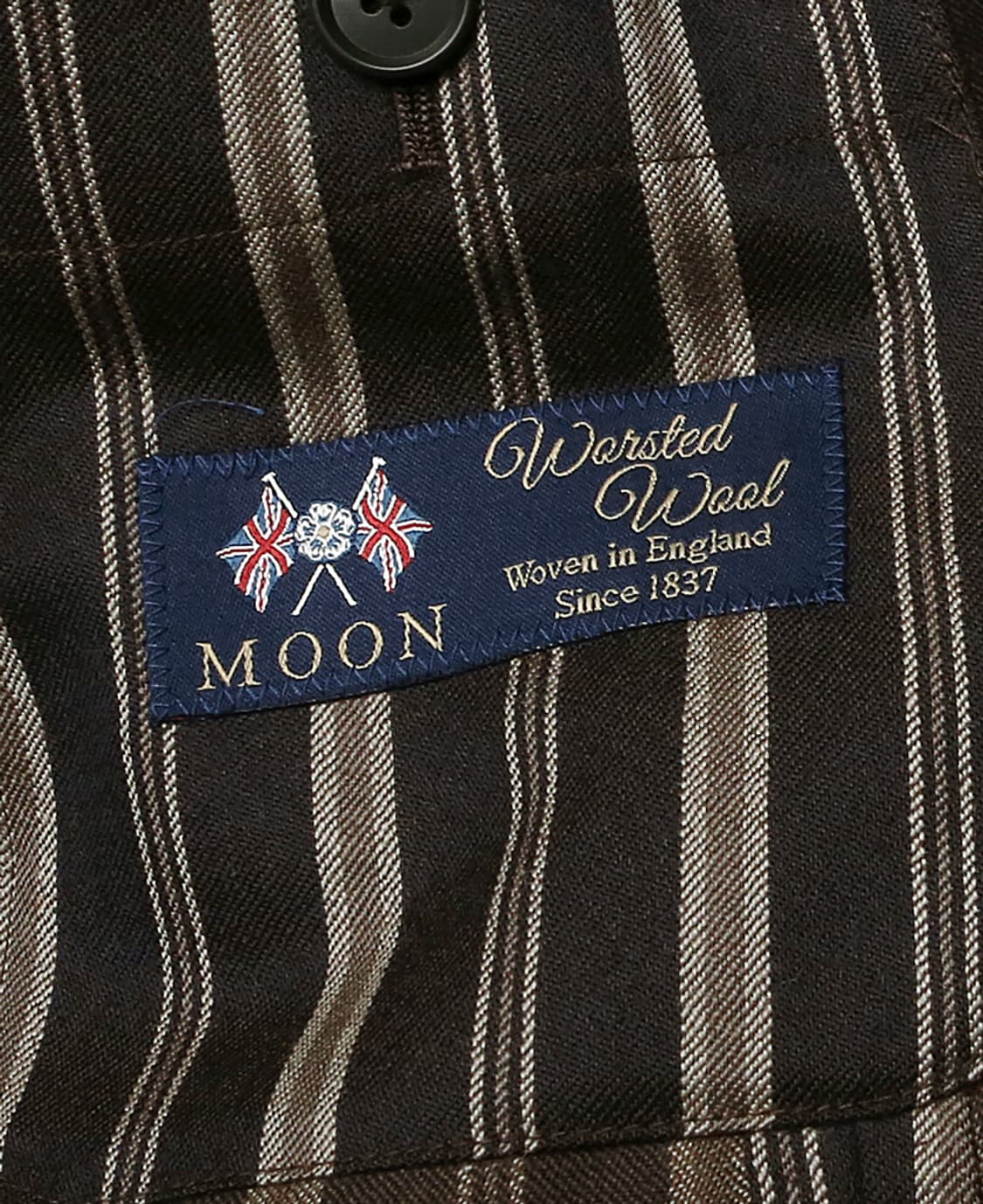 에토네 [Etonne] 아브라함 문 브라운 스트라이프 마초 더블 수트 상품이미지7