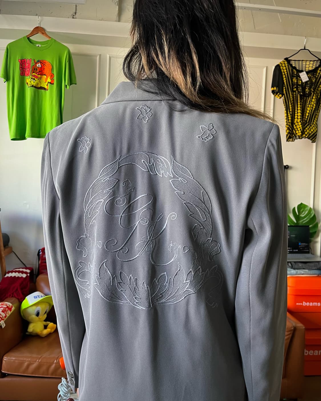 La Moda GOJI G.K Embroidery Blazer JK 상품이미지3