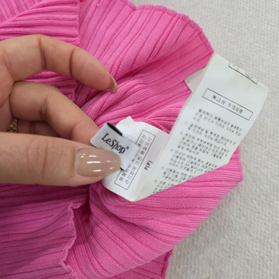 [F] 리솝 오픈카라 반팔티 0213J 상품이미지3